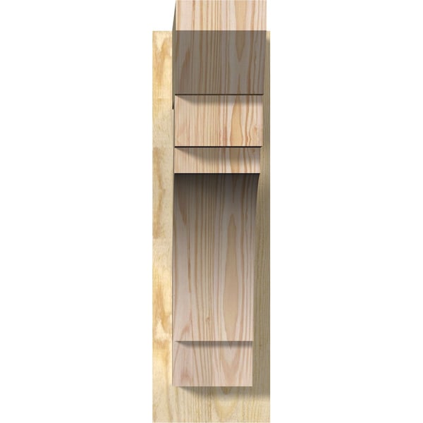 Merced Slat Rough Sawn Outlooker, Douglas Fir, 6W X 20D X 20H